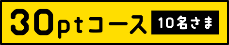 30ptコース 10名さま