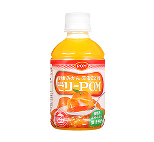 【과즙음료】Ehime mikan marugoto jelly POM