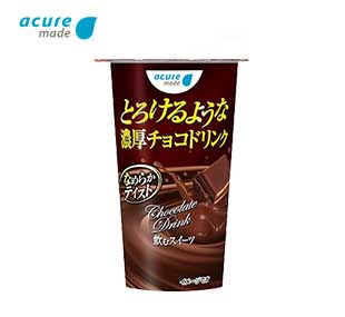 acure made とろけるような濃厚チョコドリンク