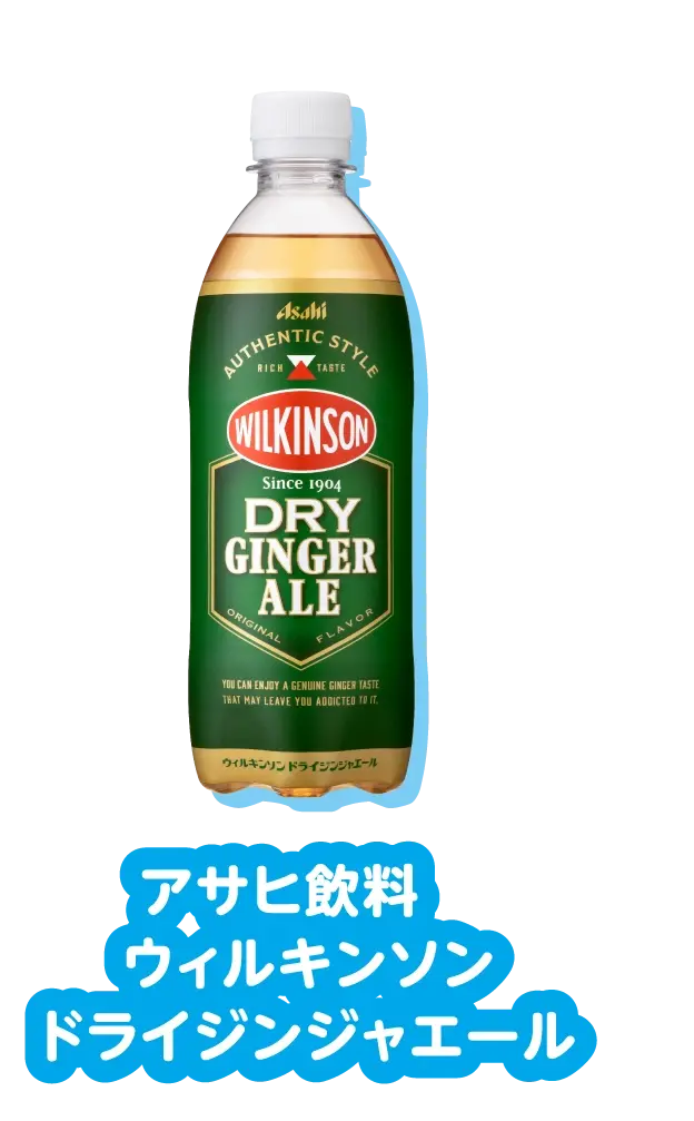 アサヒ飲料 ウィルキンソン ドライジンジャエール