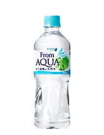 From AQUA 谷川連峰の天然水 550ml