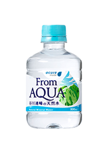 From AQUA 谷川連峰の天然水 300ml