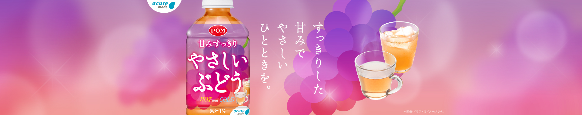 甘みすっきり やさしいぶどう