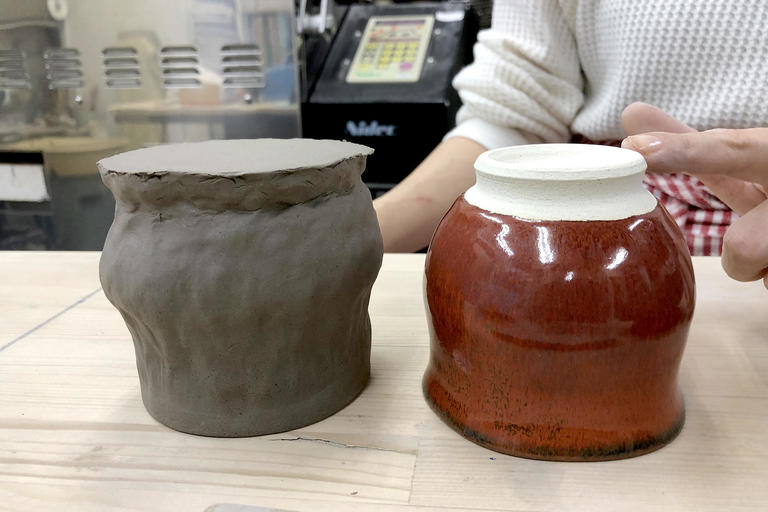 Make your favorite drink with a handmade container! <First ceramic art>