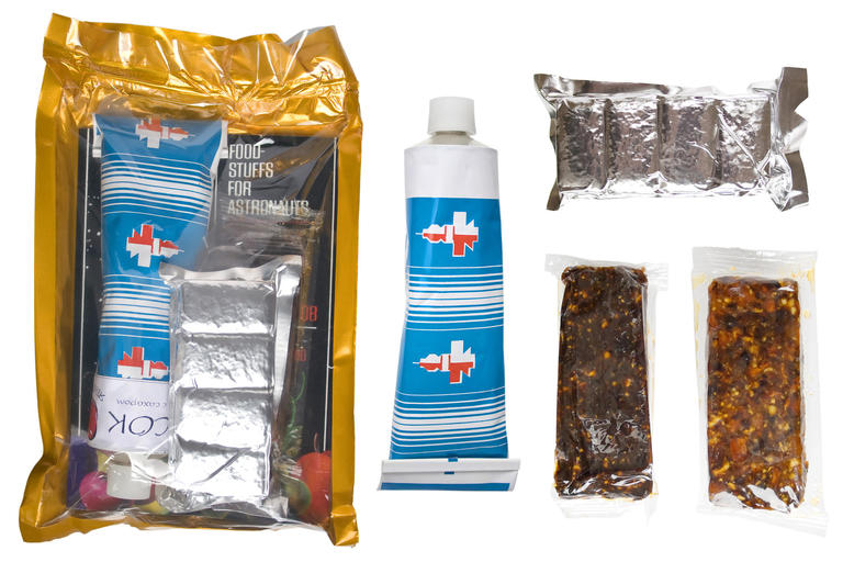 I want to try it &lt;The world of space food&gt;. GOOD to fill your belly and to another belly!