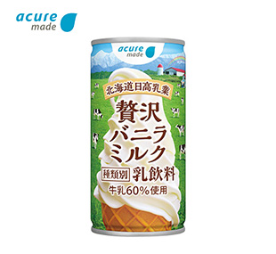 acure made 贅沢バニラミルク