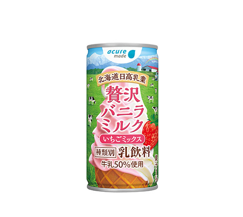 【Sweets】Zeitaku vanilla milkStrawberry mix